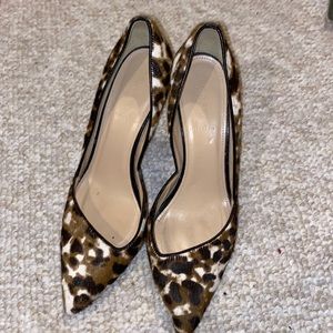 Jcrew leopard heels